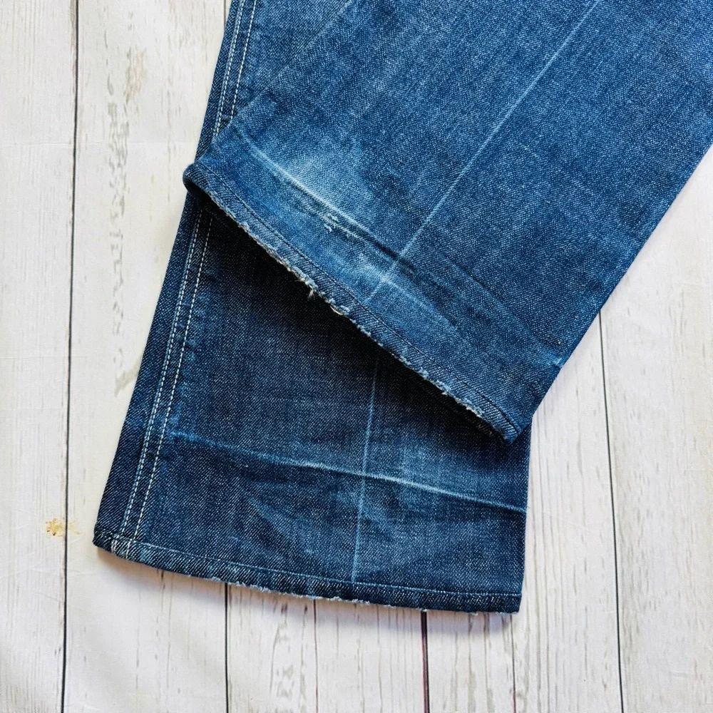 7FAM “A” Pocket Factory Distressed Jeans Size 30